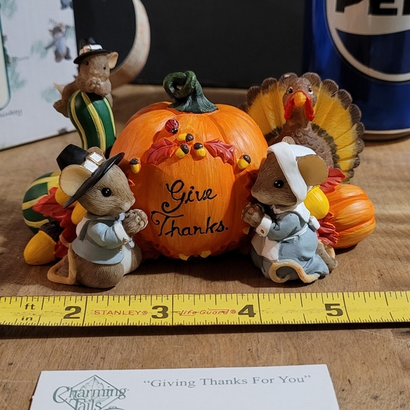 Fitz & Floyd Charming Tails Give Thanks - Picture 1 of 8